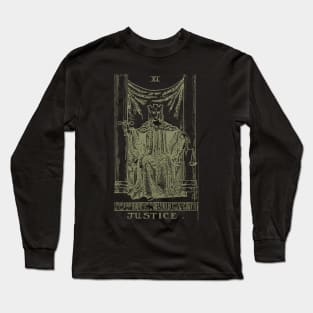 Golden Tarot - Justice Long Sleeve T-Shirt